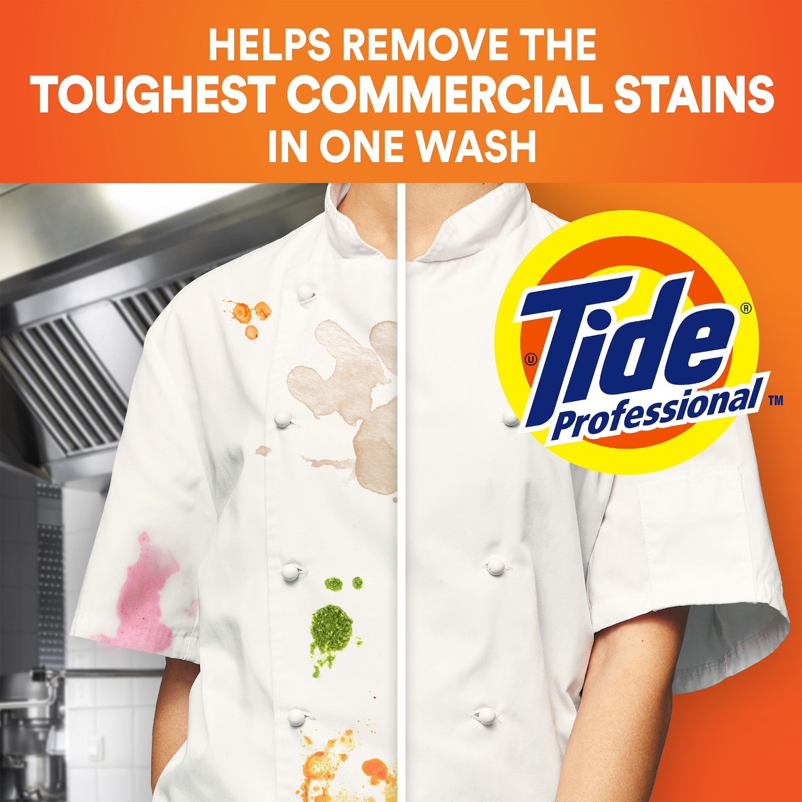 Tide Professional Powder Laundry Detergent Fresh Scent 197 oz Commercial 1 Box