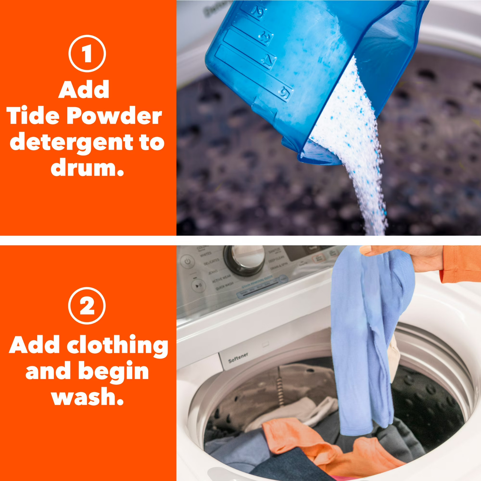 Powder Laundry Detergent Original Scent 129 oz 113 Loads HE Compatible Cleaning