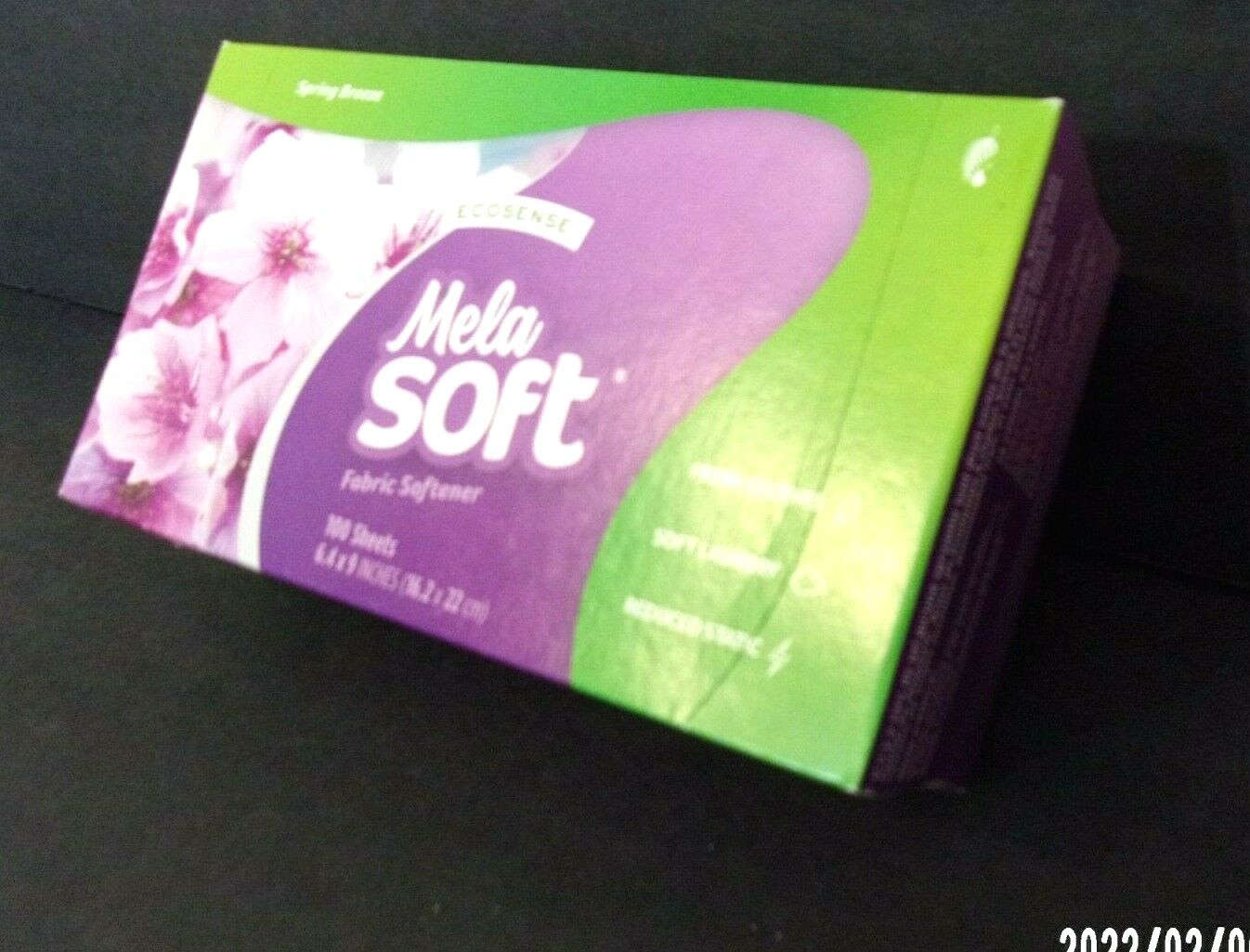Melaleuca Ecosense Mela Soft 16 Oz Dryer Sheets Of 100 Sheets Spring Breeze