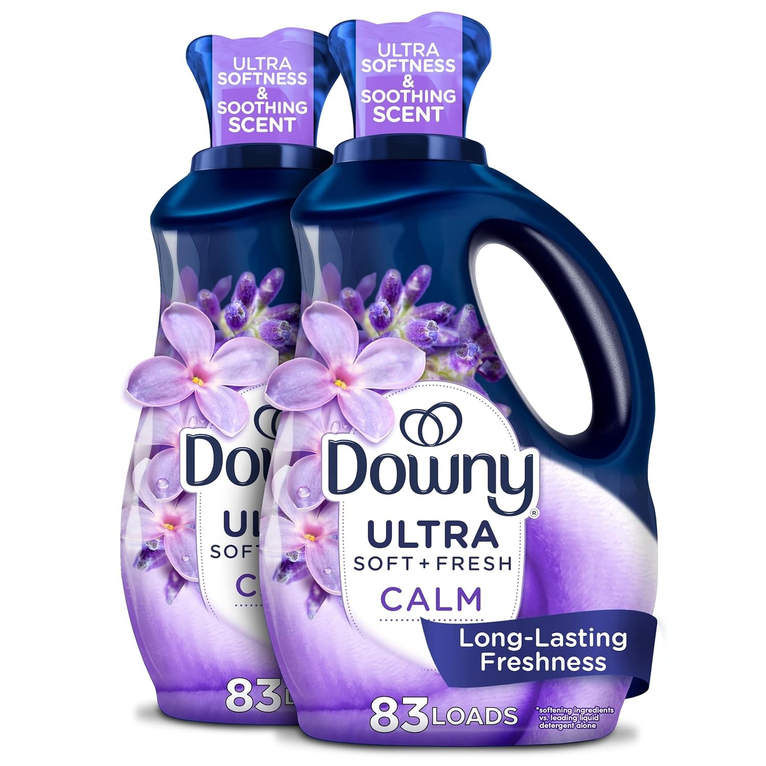 Downy Infusions Calm Liquid Fabric Softener Soothing Lavender Vanilla Bean