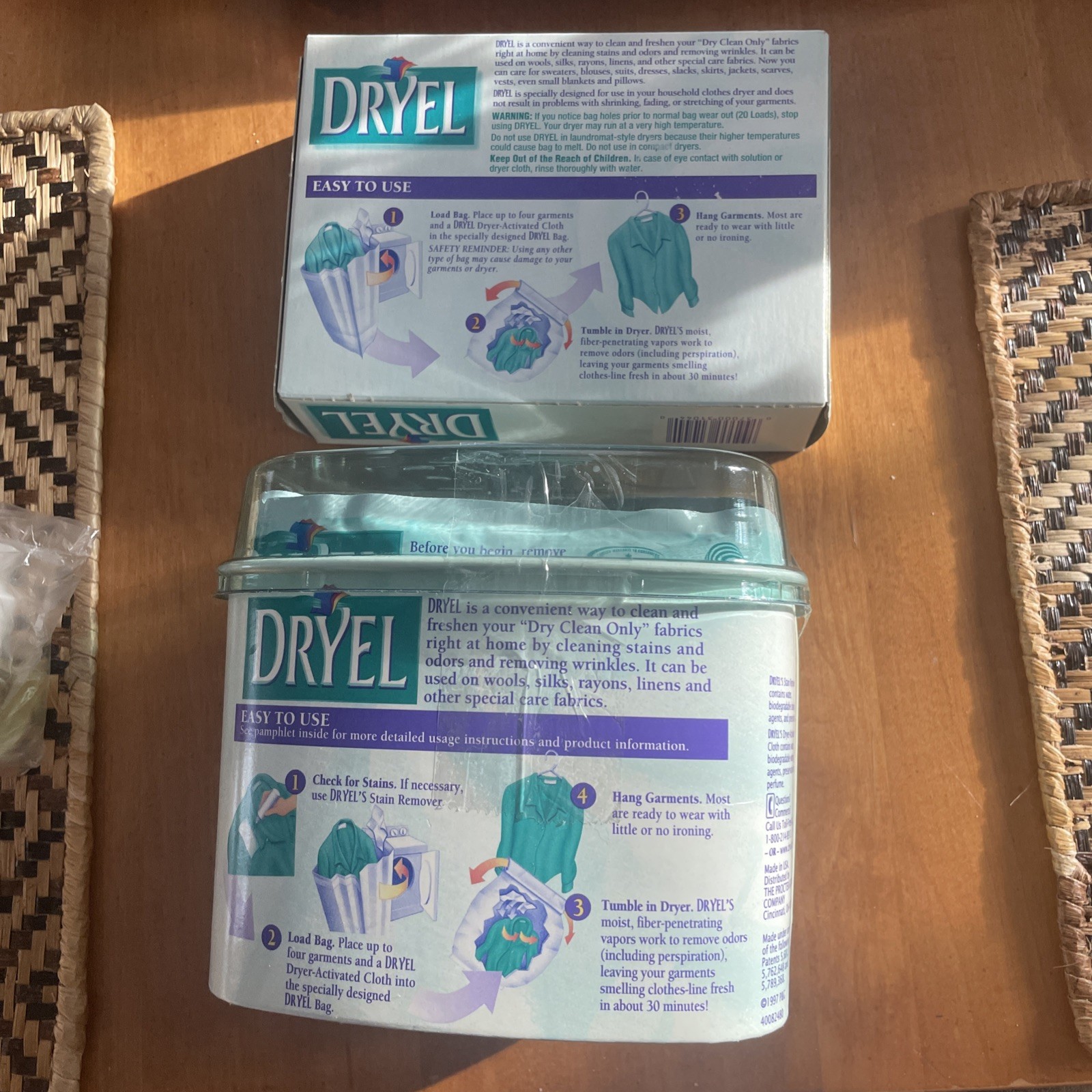 Dryel At Home Dry Cleaner Starter Kit 12 Loads 48 Garments UnOpened Set NOS