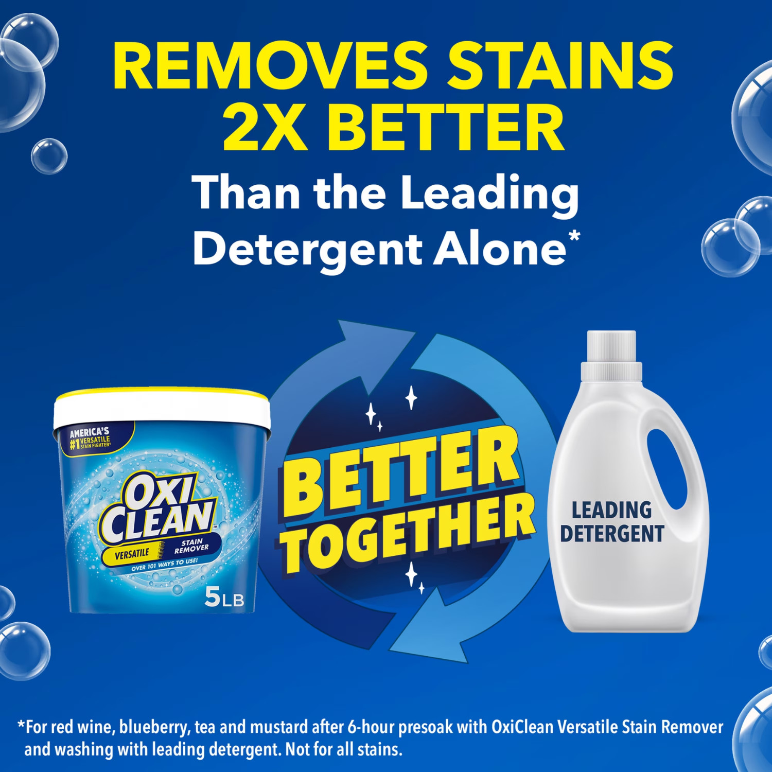 (2 Pack) OxiClean Versatile Stain Remover Powder for Laundry & Home, 7.22 lb