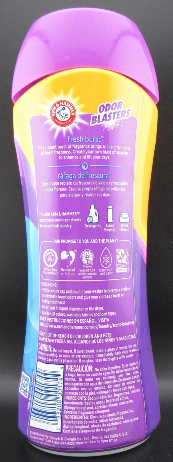 Arm & Hammer Odor Blasters Laundry In-Wash Scent Booster Fresh Burst