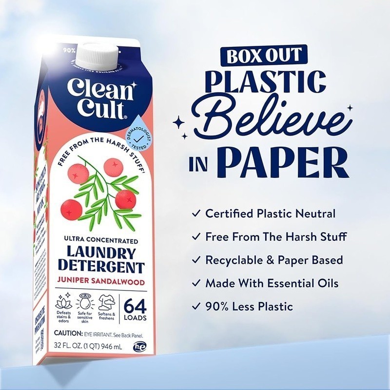 Hypoallergenic Laundry Detergent Liquid Stain Odor Remover 64 Loads Non Toxic US