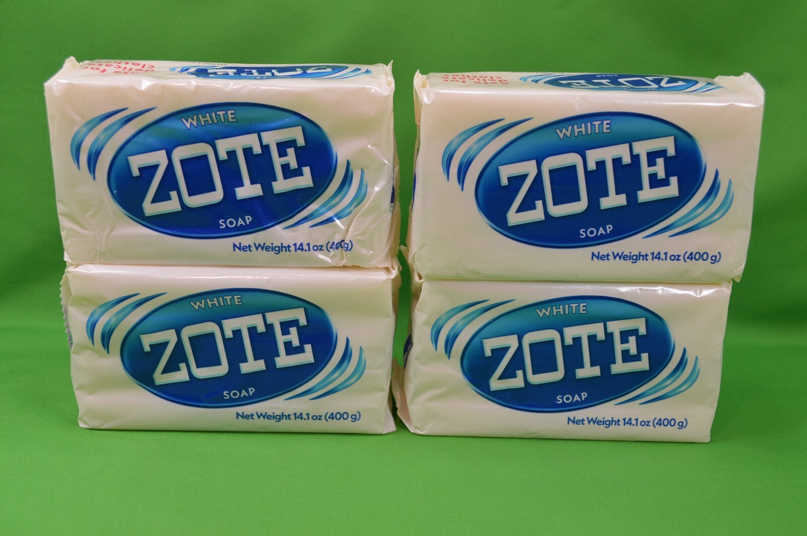 Lot of 4 ZOTE Laundry Soap Bars,14.1 Oz Each,New Sealed,Z