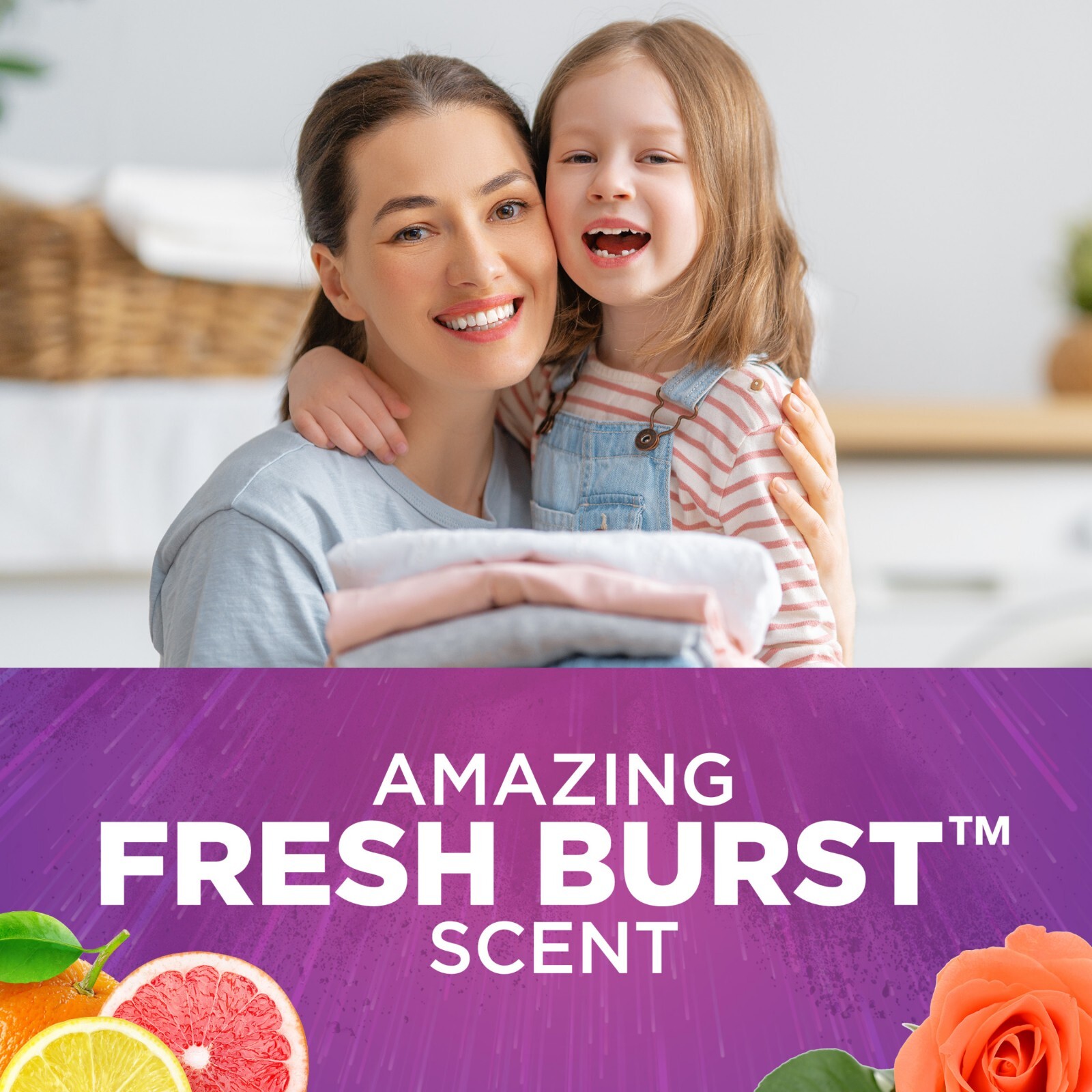 ARM & HAMMER Plus OxiClean Odor Blasters Liquid Laundry Detergent, Fresh Burst