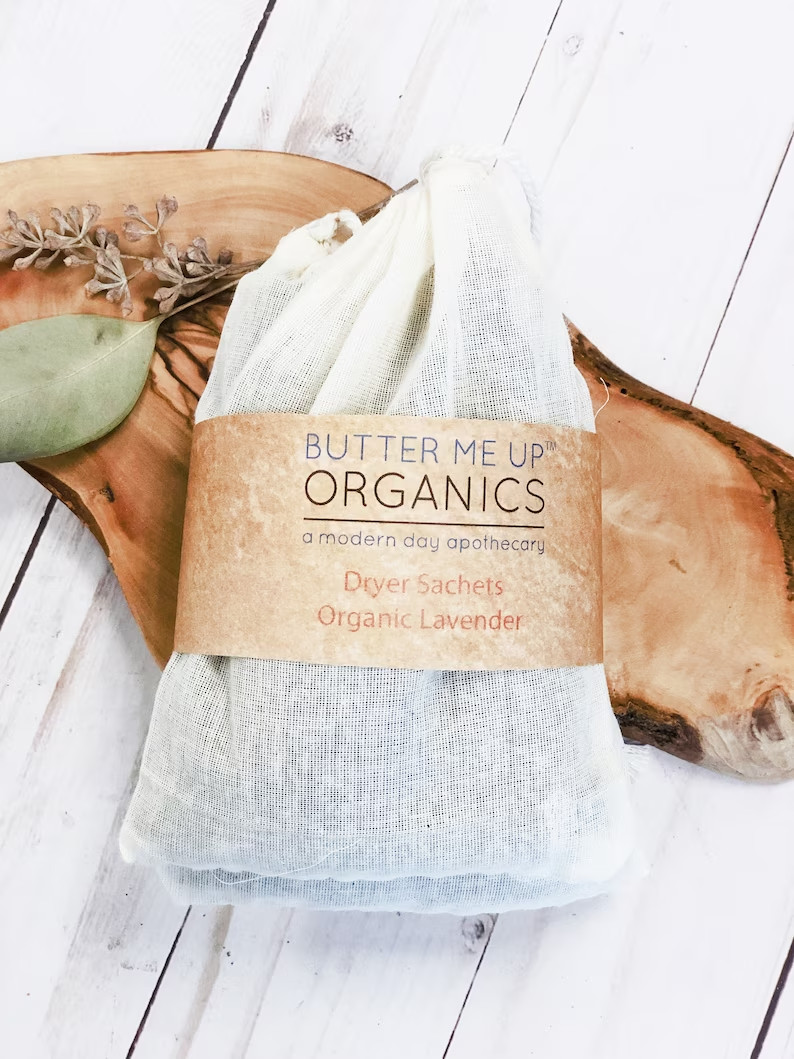 Dryer Sachets with Organic Lavender / Organic Lavender Sachets
