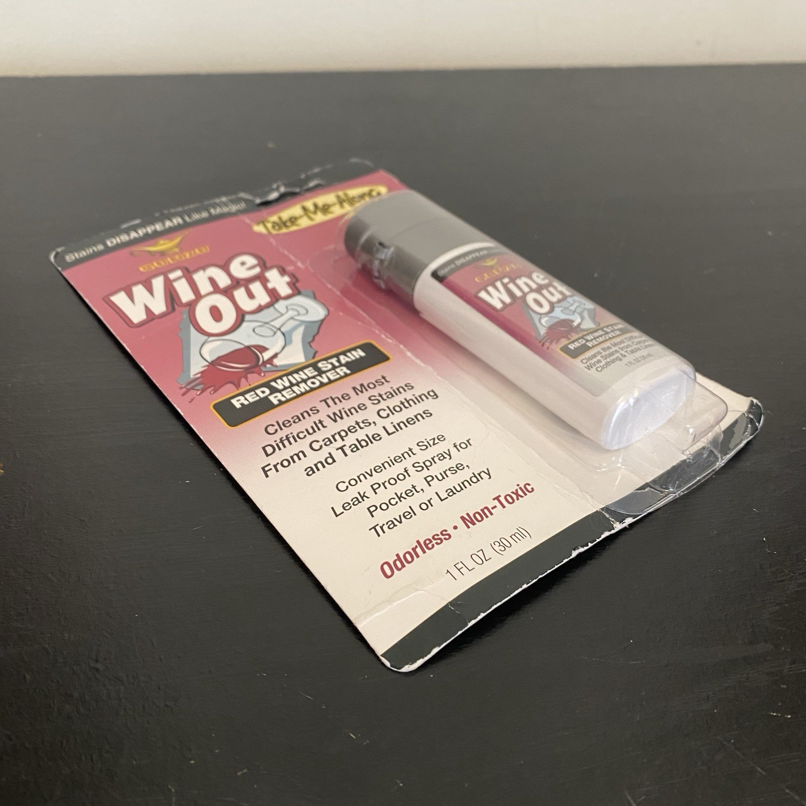 Gonzo Wine Out Red Wine Stain Remover 1 Oz Travel Size Discontinued