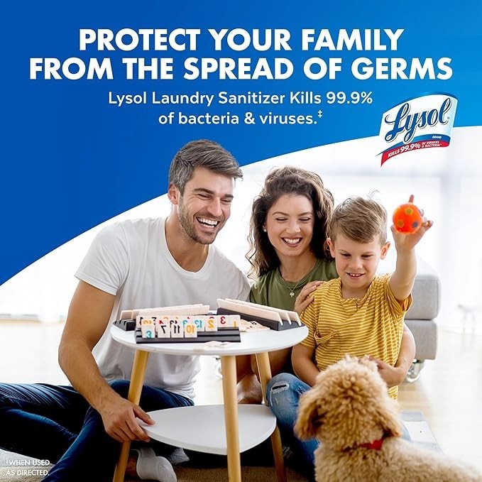 Laundry Sanitizer Additive, Free & Clear, Free from Fragrance and Dyes, 0% Bleac