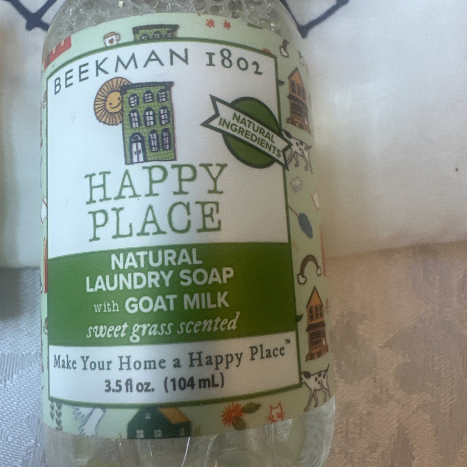 Beekman 1802 Travel Size Happy Place Goat Milk Laundry Soap, 4 Piece Set
