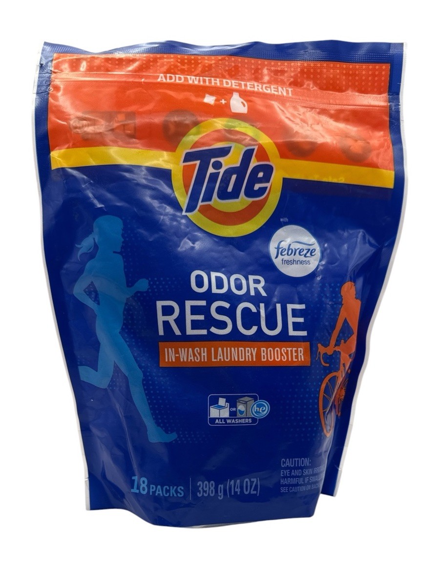 Tide Odor Rescue In-Wash Laundry Booster 18 Count 14 oz Febreze HTF