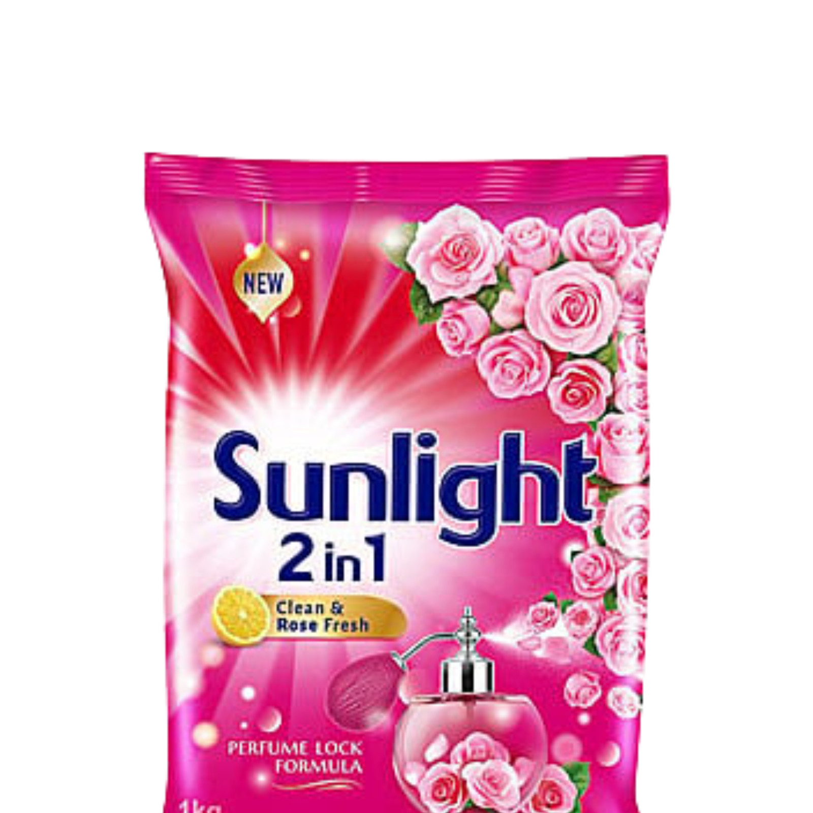 Powder Detergent Sunlight Clean and Fresh New Long Lasting Fragrance 500g