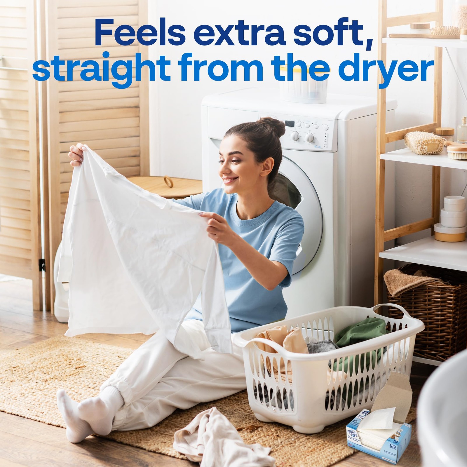 Fabric Softener Dryer Sheets – Fragrance , Hypoallergenic, No Harsh Chemicals…