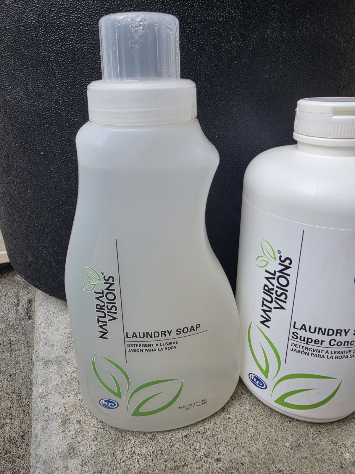 LOT of (3) Natural Visions Laundry Super Concentrate Liquid Soap 33.8 oz