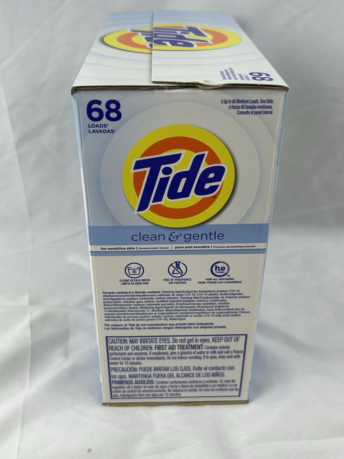 NEW Discontinued Tide Clean & Gentle Powder Laundry Detergent 68 Loads 77 oz