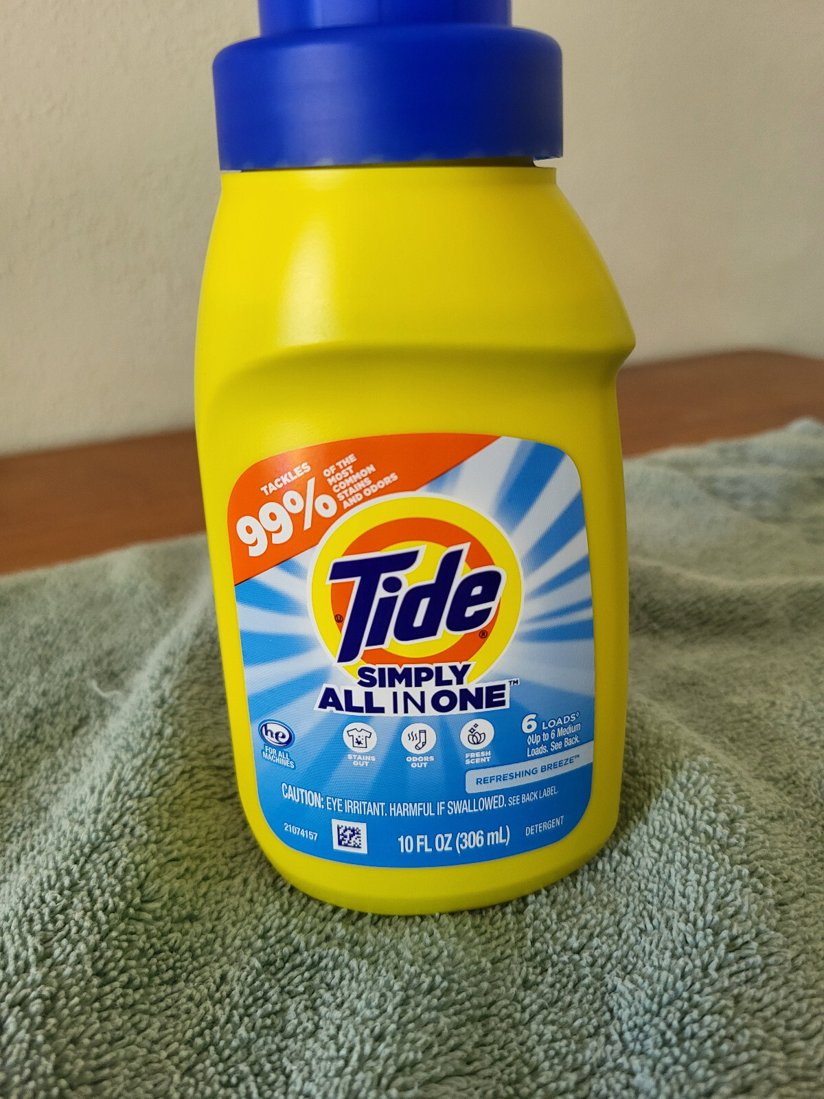 [ LOT OF 3 ] – 10oz Tide Simply All-in-One Laundry Detergent, Refreshing Breeze