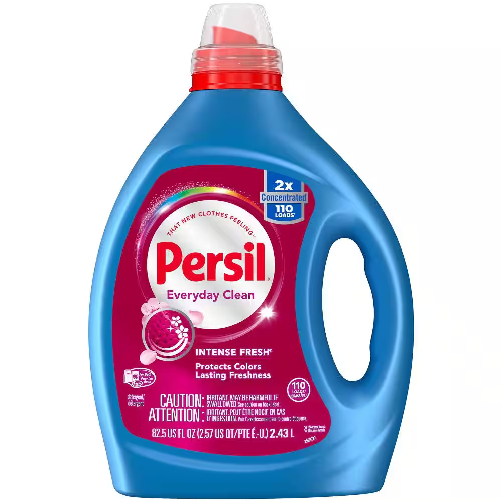 Intense Fresh Scent Liquid Laundry Detergent,110-Loads, 82.5 Fl.Oz.