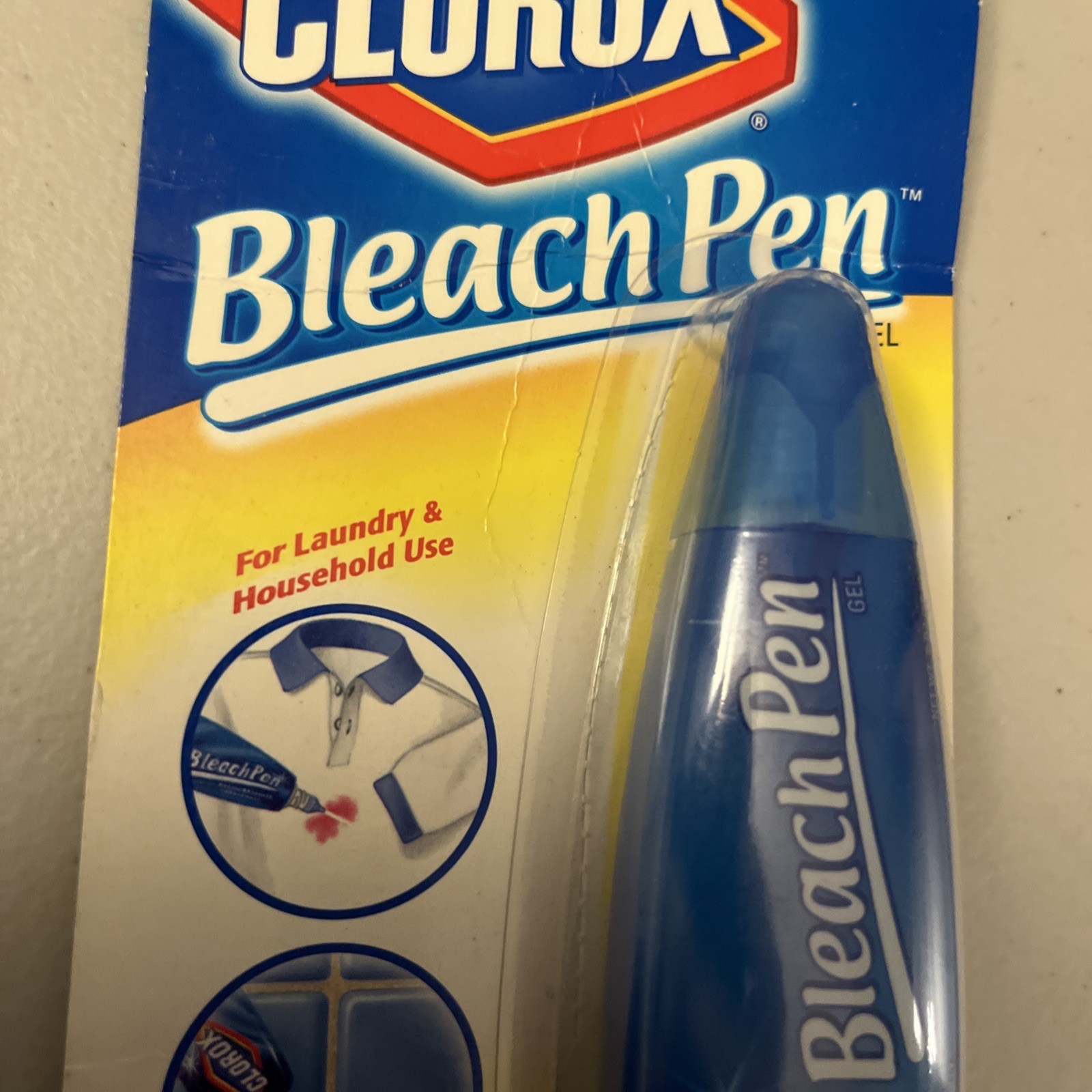Clorox Bleach Pen Gel 2oz/56g NOS 2002 In Package