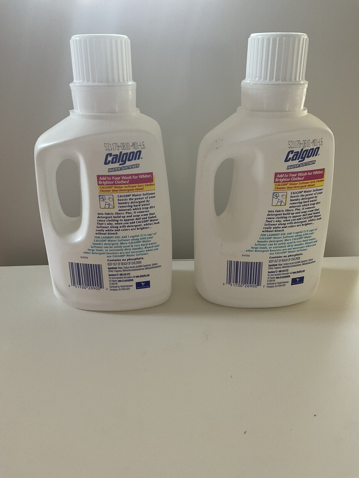 Calgon Liquid Water Softener Laundry Booster 32 Oz. Each Discontinued Lot Of 2