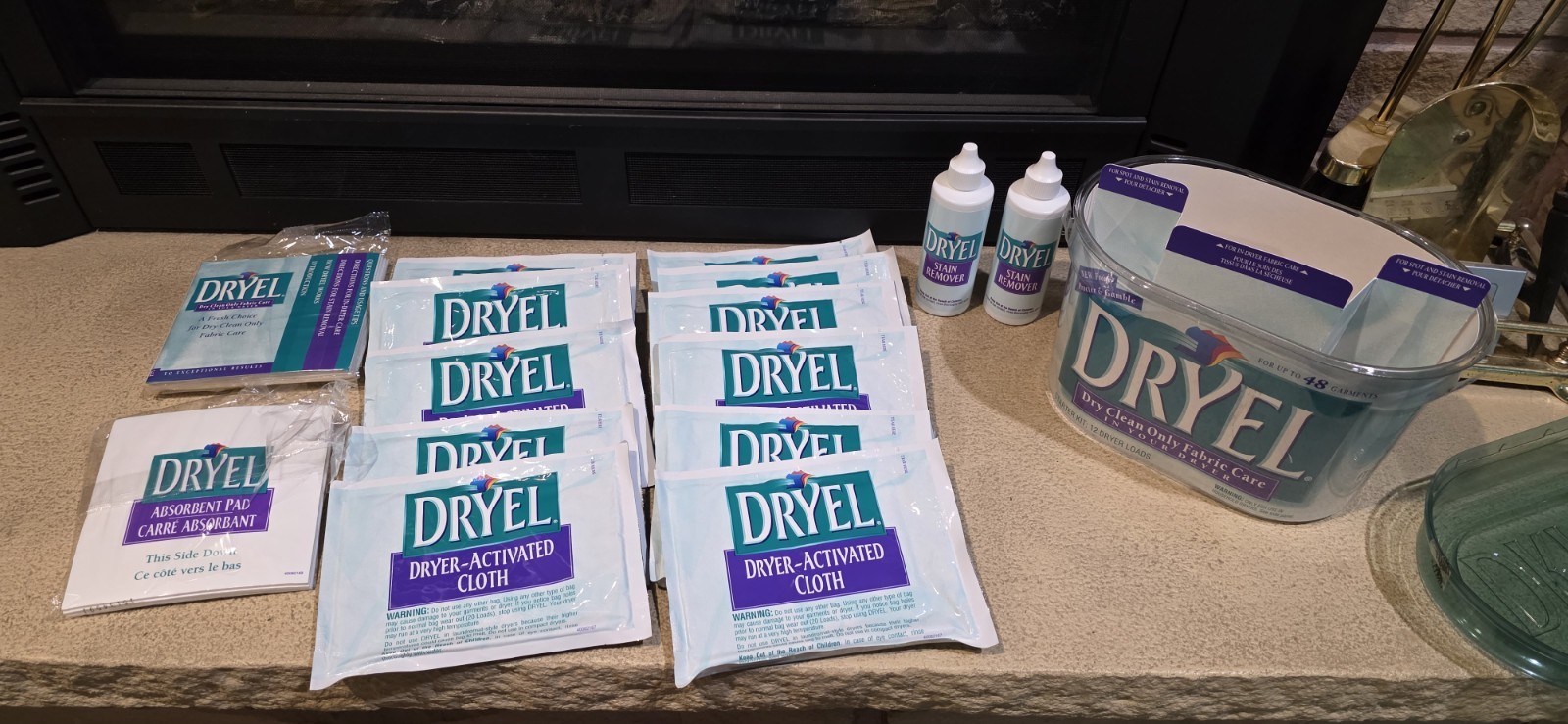 Dryel At-Home Dry Clean Only Fabric Care Kit Vintage 1997 “Missing Pieces”