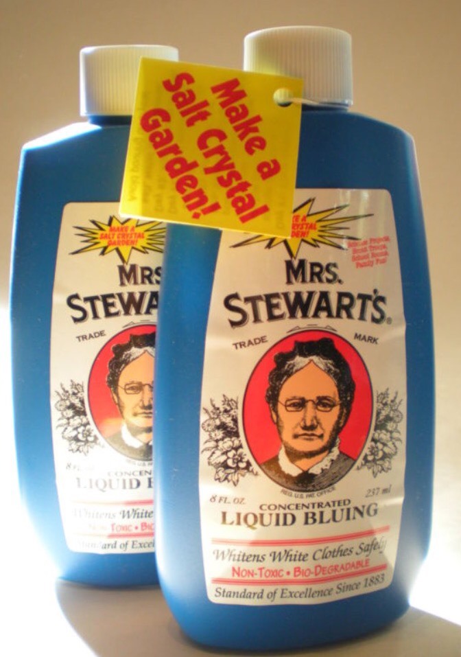 PACK OF 2 BOTTLES – Mrs. Stewart’s Concentrated Liquid Bluing – 8 OZ EA