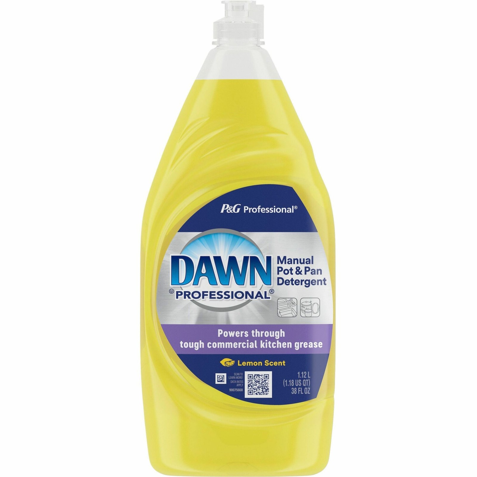 Procter & Gamble 45113EA Manual Pot/pan Dish Detergent, Lemon, 38 Oz Bottle