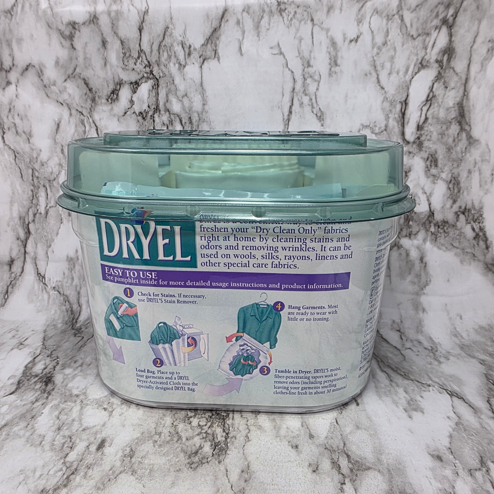 Dryel At Home Dry Cleaner Only Fabric Care in Your Dryer 12 loads 48 Garments