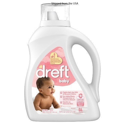 Dreft Baby Liquid Laundry Detergent, Fights Stains, Removes Odors