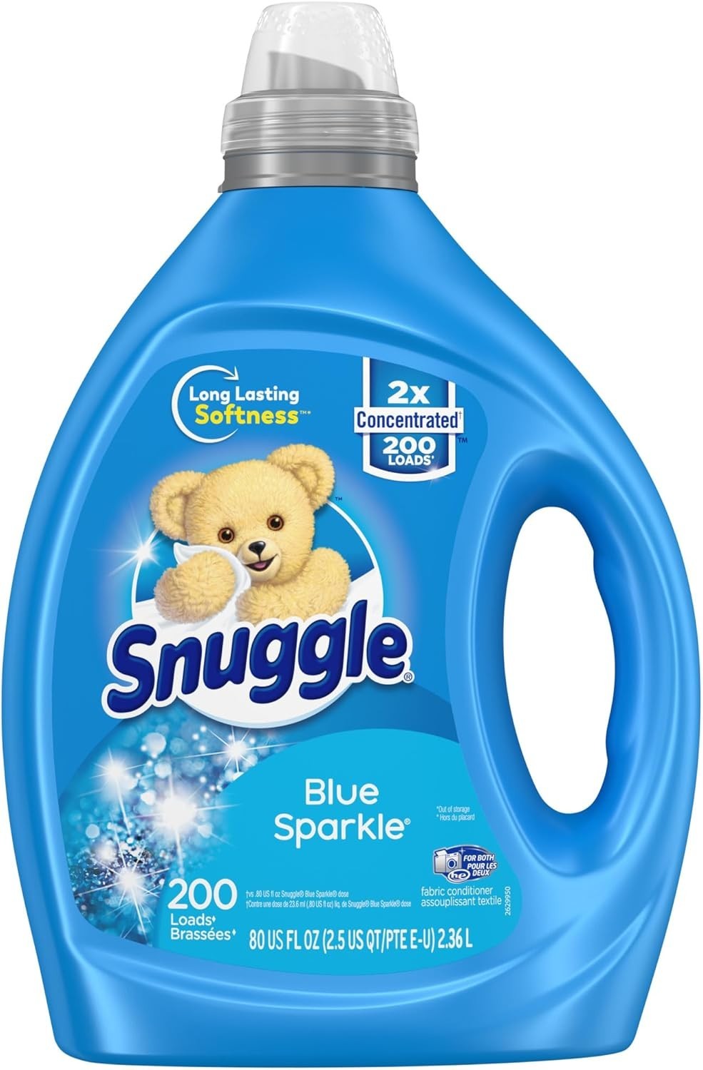 Blue Sparkle Liquid Fabric Softener – 2X Concentrated for Soft Freshness