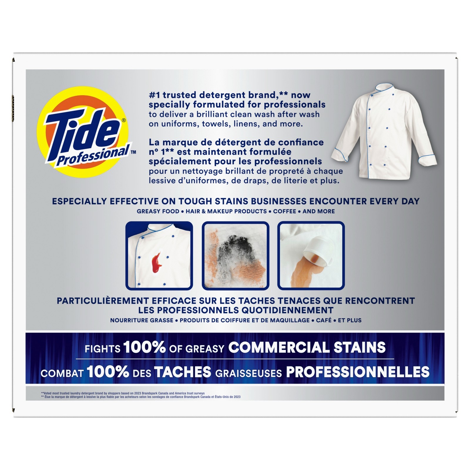 Tide Professional Powder Laundry Detergent Fresh Scent 197 oz Commercial 1 Box