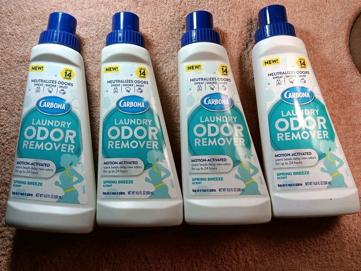 4 Laundry Odor Remover Spring Breeze Scent 16.8 Oz (N11)