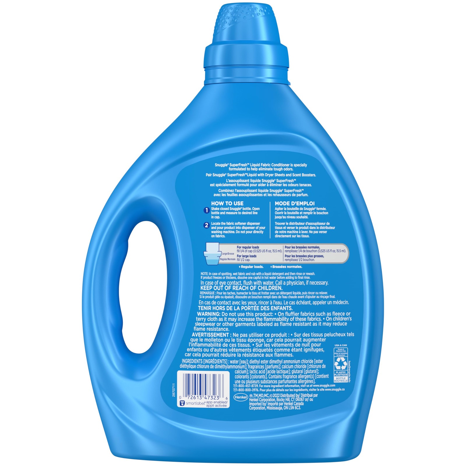 Snuggle SuperFresh Fabric Softener Liquid, 75 Fl Oz (Pack of 1), Spring Burst