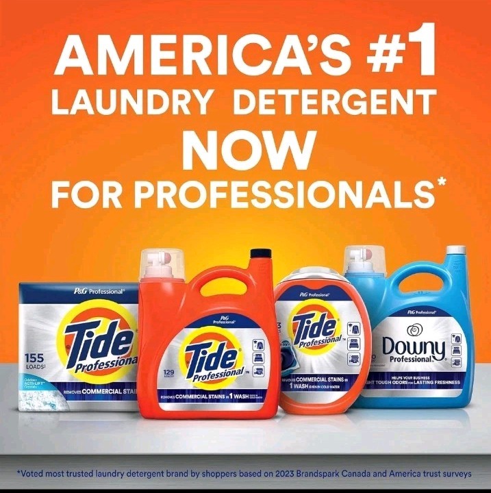 P&G Professional Tide Commercial Powder Laundry Detergent, 155 loads, 197 oz
