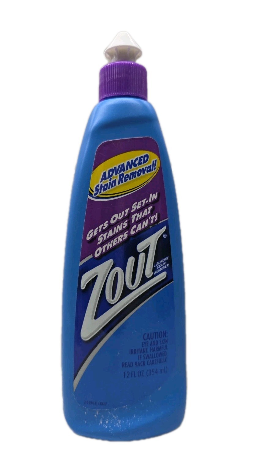 Vtg Zout Stain Remover Super Concentrated 16oz Prop 2005 80% Full