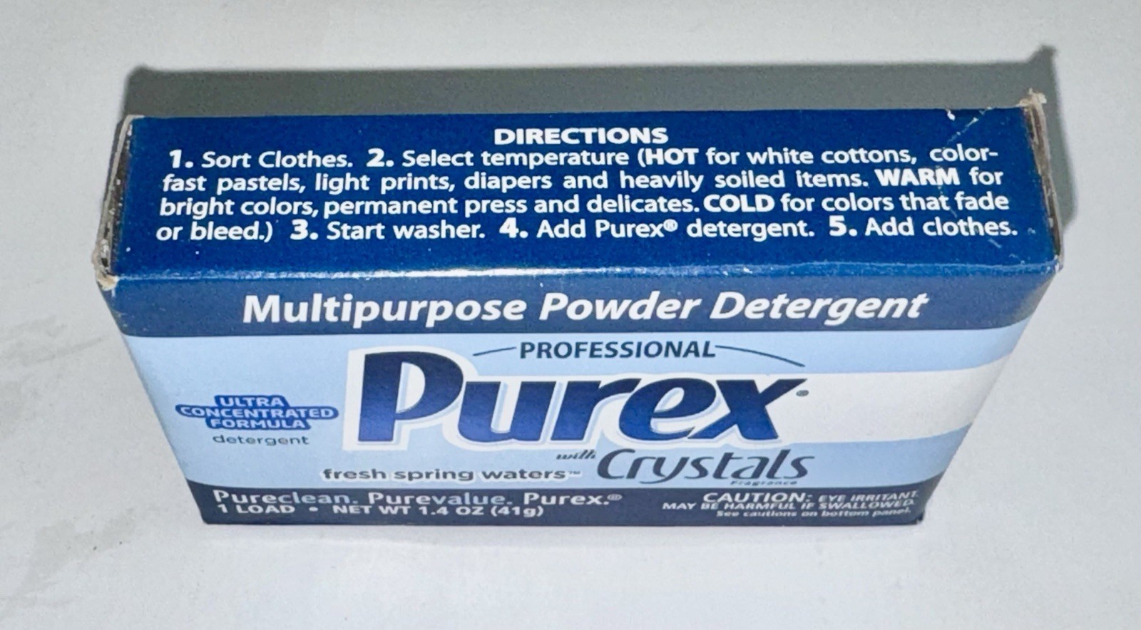 Purex Professional Powder Detergent with Crystals Fresh Spring Waters 1 Load