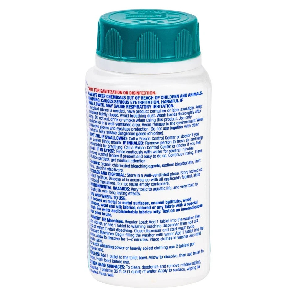 2 Pack – Evolve Ultra Concentrated Bleach Tablets, Linen Breeze Scent, 64 Count