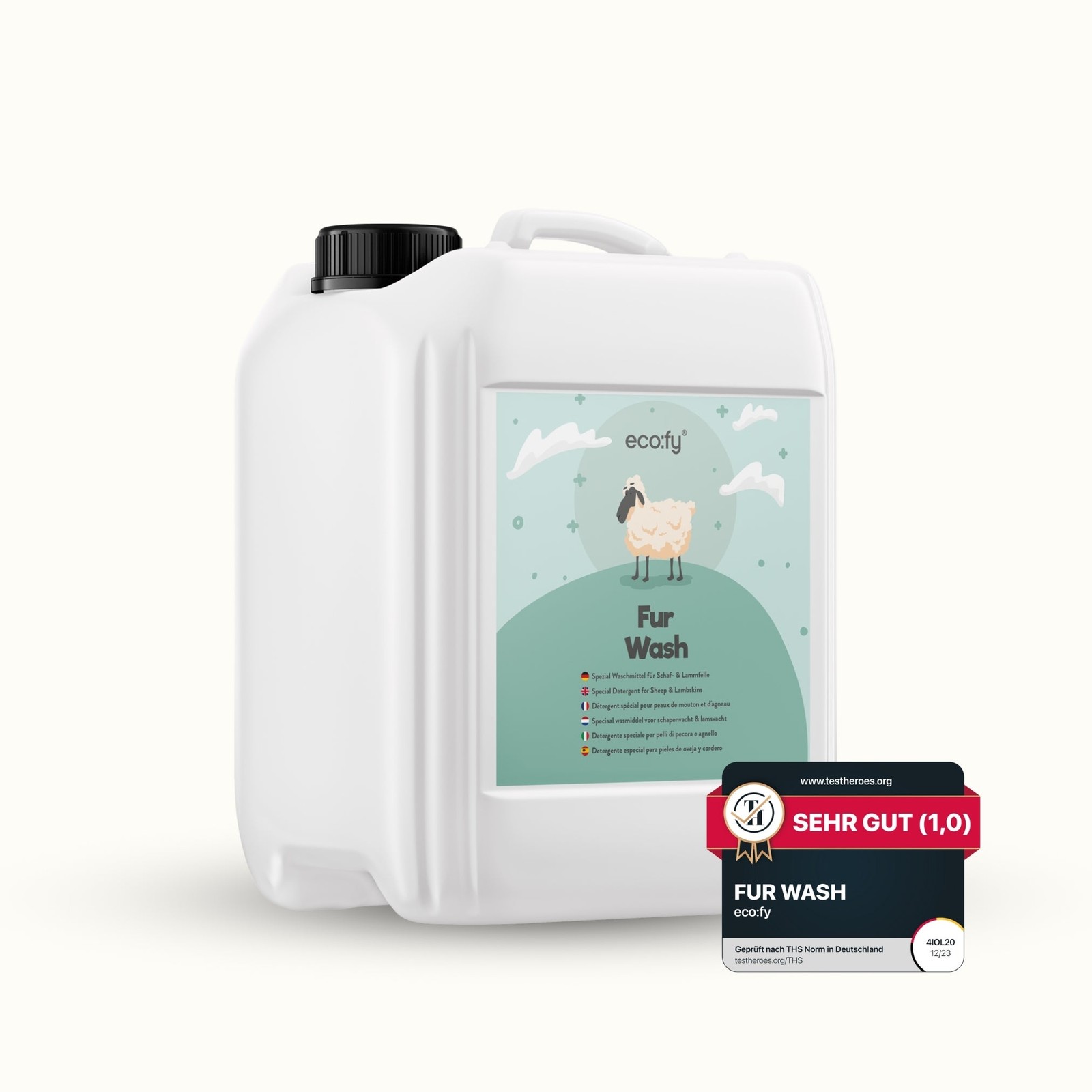 eco:fy fur detergent with lanolin for washable lambskins, sheepskins, wool