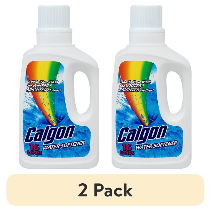 (2 pack) Calgon Water Softener Laundry Detergent Booster, 32 oz