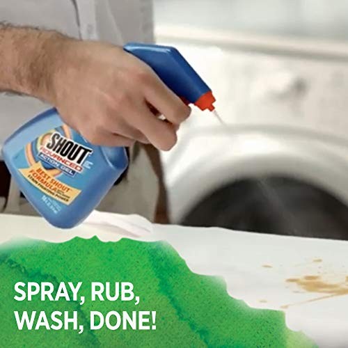 Shout Advanced Stain Remover Super Concentrated Gel Colorfast Washables 22 Oz
