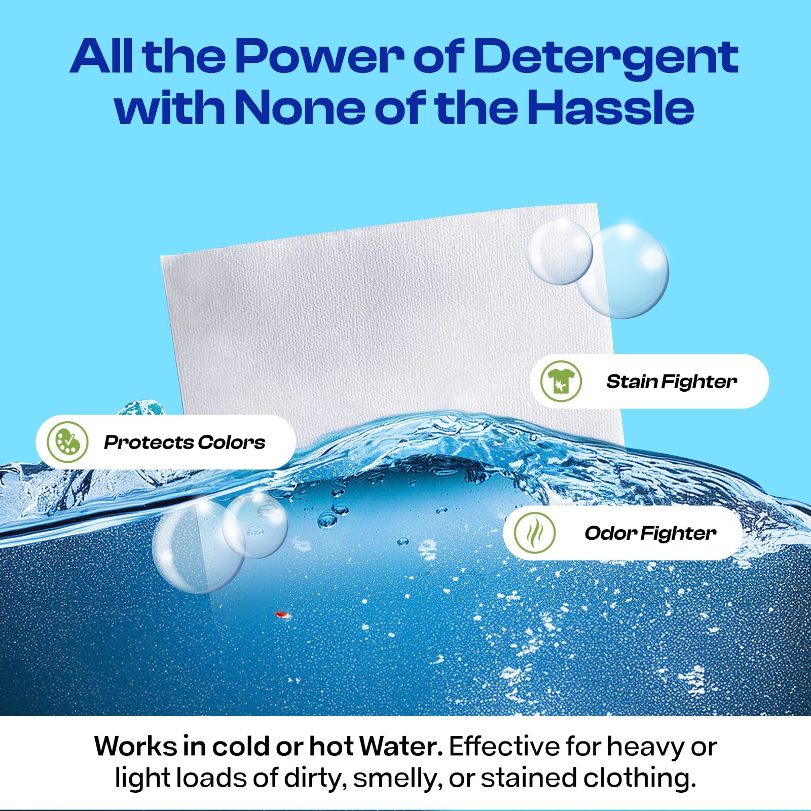 Happy Hour Laundry Detergent Sheets Eco Friendly Color Safe 60 Sheets 120 Loads