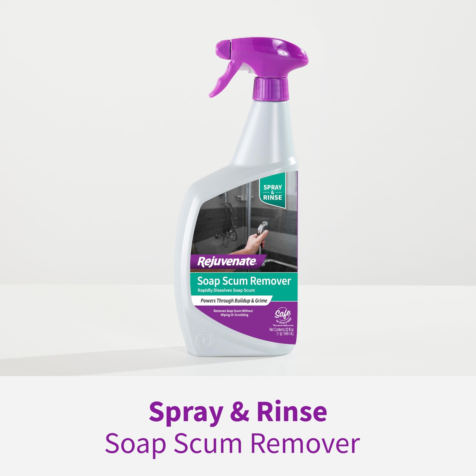 Rejuvenate Soap Scum Remover, 32 Ounces, Easily 32 Fl Oz (Pack of 1)