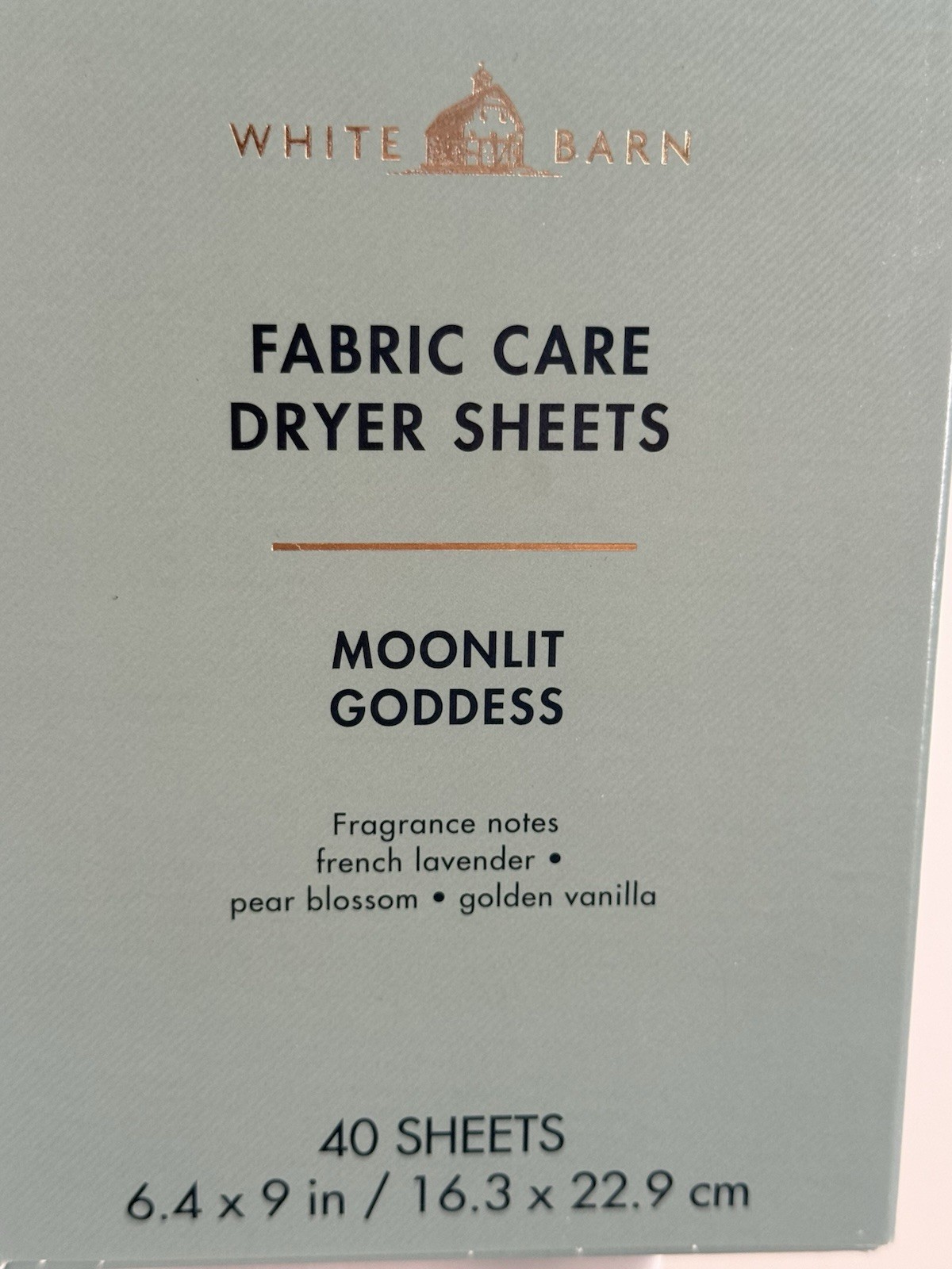 Bath & Body Works MOONLIT GODDESS 2 x 40 Fabric Care Dryer Fragrance Sheets Box