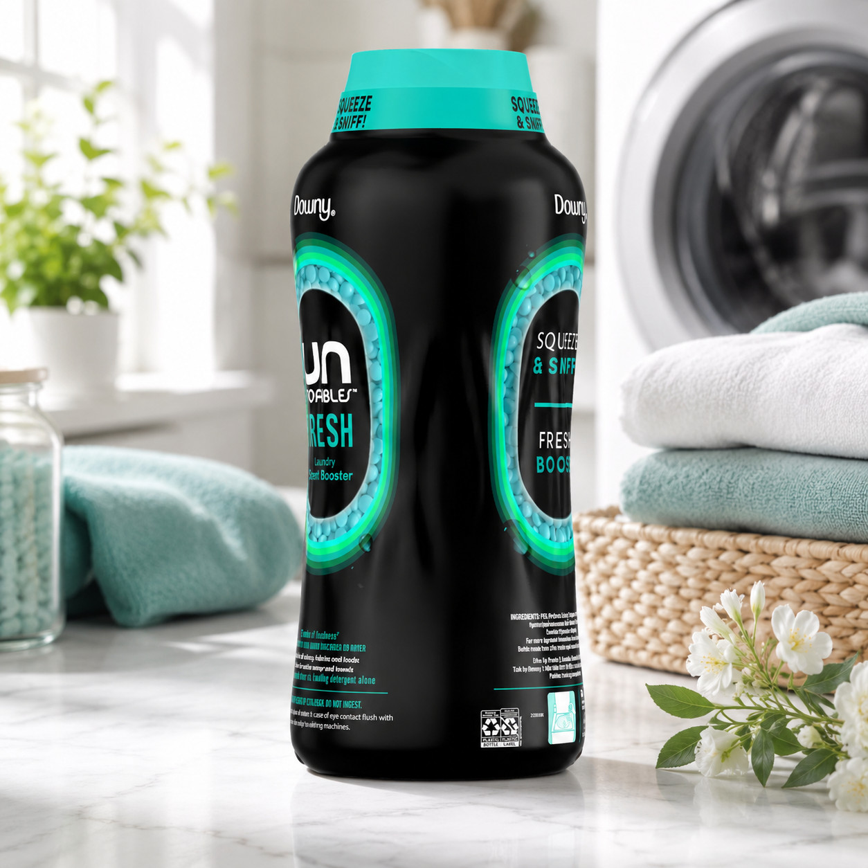 Downy Unstopables In-Wash Scent Booster Beads, Fresh (39.9 oz)