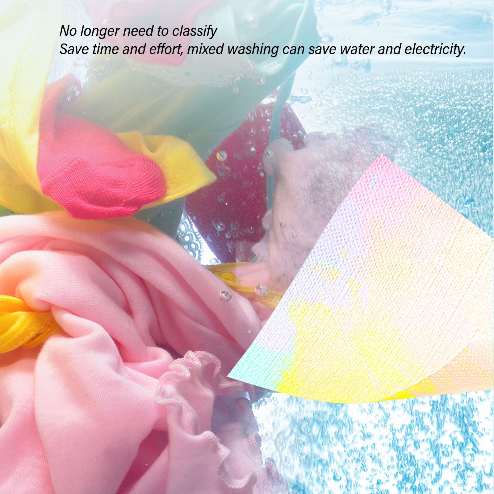 100pcs Color Absorbing Sheets For Washing Machine Safe For Families Popular