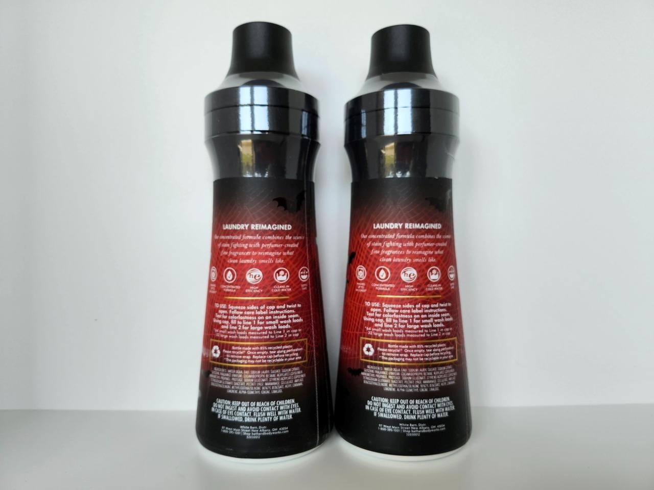 Bath & Body Works Vampire Blood Fabric Care Laundry Detergent Set Of 2