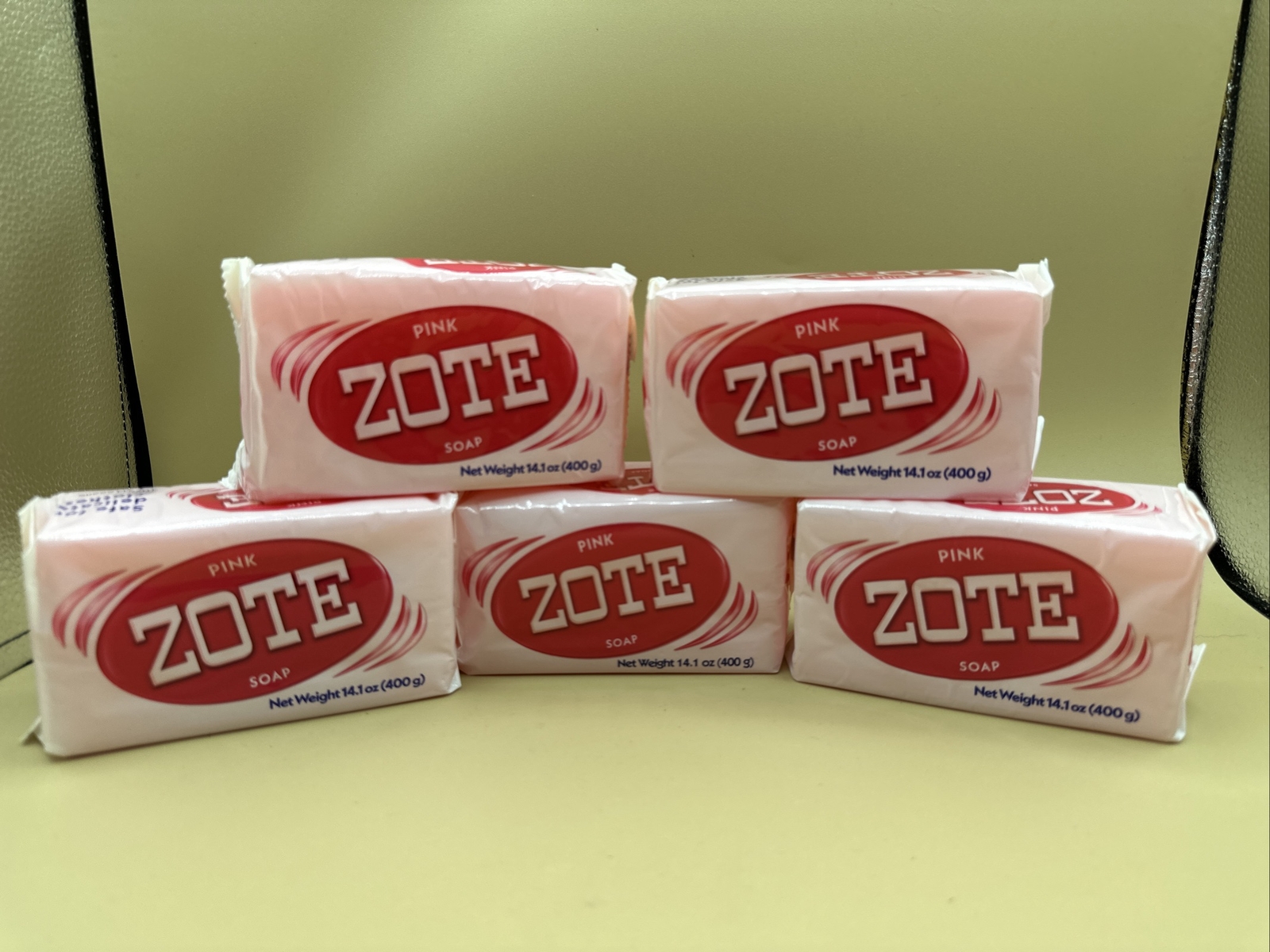5-14.1 Oz Bars Zote Pink Laundry Soap All Purpose