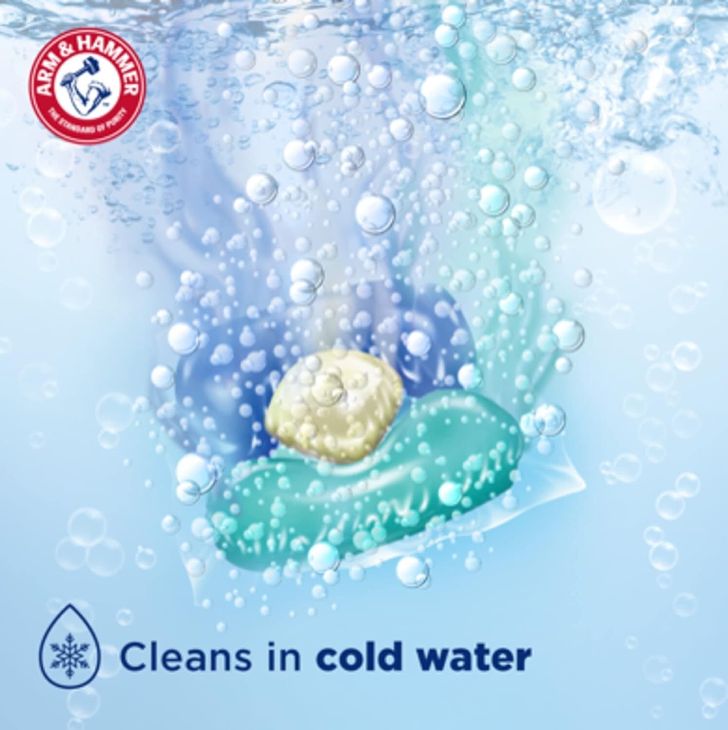 Arm & Hammer Clean Burst 5-in-1 Laundry Detergent Power Paks, 42 Count