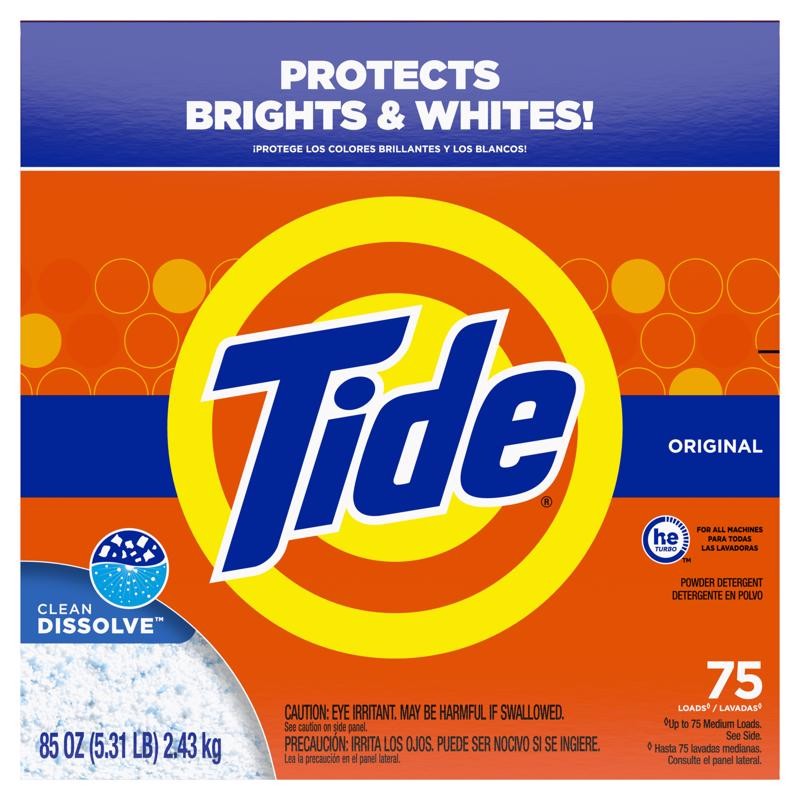 Tide Original Scent Laundry Detergent Powder 85 oz