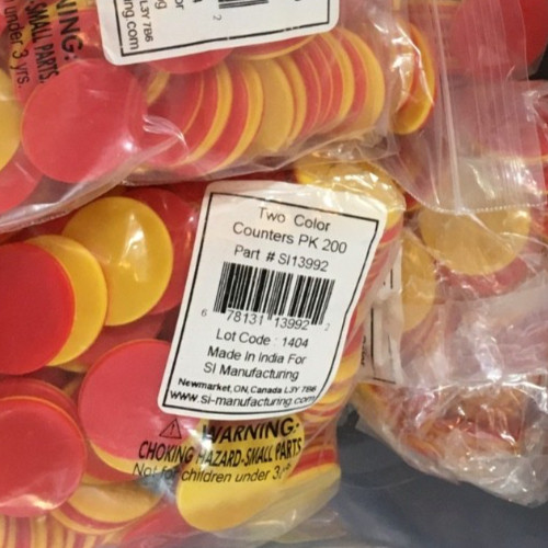 Two-Color Counter Multi-Packs Round Discs Math Manipulatives or Crafts 6# Total
