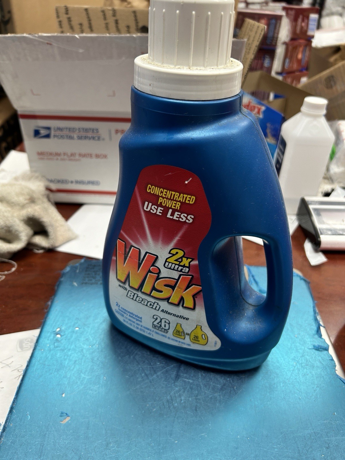 Wisk w/ Bleach Alternative Laundry Detergent 2x Ultra 50oz 26 Loads